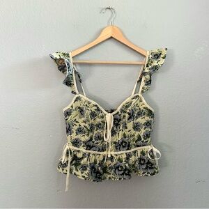 NWT Sofie The Label Corset Bow Top